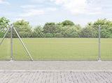 Welded Wire Fence with Concrete Base 25 x 1.2 m 3352320