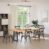 Dining Table Legs V-Shape 2 pcs Anthracite 50x cm Steel 4012562