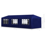 ZNTS Party Tent 3x9 m Blue 90339