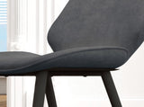Velvet Dining Chairs, Set of 2 Dining Room Chairs with Metal Legs for Living Room, Dining Room, Grey T3398P341262