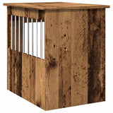 Dog Crate Furniture Old Wood 45x62x59 cm Engineered Wood 857636