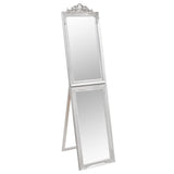 Free-Standing Mirror Silver 45x180 cm 351526