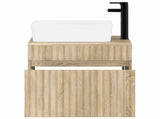 Bathroom Furniture Set Sonoma Oak Engineered Wood 3404302