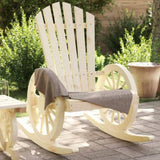 Rocking Adirondack Chairs 2 pcs Solid Wood Fir 3207119