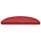Stair Mats 30 pcs 56x17x3 cm Red Half Round 3365738