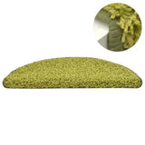 Carpet Stair Treads 15 pcs Green 56x17x3 cm 322382