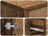 Bathroom Cabinet Old Wood 30 x 33 x 190 cm Engineered Wood 890758