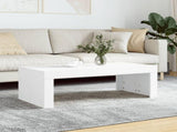 Coffee Table White 102x50x36 cm Engineered Wood 823366