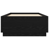 Bed Frame Black Oak 80 x 200 cm Engineered Wood 3429659