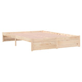 Bed Frame without Mattress Solid Wood 160x200 cm 814959