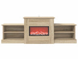 Electric Fireplace Sonoma 110 x 30 x 50 cm Engineered wood 8021161