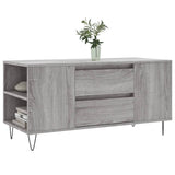 Coffee Table Grey Sonoma 102x44.5x50 cm Engineered Wood 831002