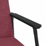 Armchair Wine Red 59 x 75 x 78 cm Fabric 42017693