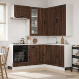 Kitchen Unit PORTO 8 pcs Brown Oak Engineered Wood 3438428