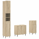 3 Piece Bathroom Cabinet Set ZWOLLE Engineered Wood 3417839