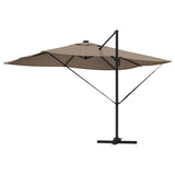 Umbrella Taupe 352 x 251 x 265 cm Polyester and Aluminium 42003330