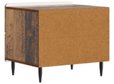 Bedside Cabinet with Drawer 2 pcs Old Wood 43 x 34.5 x 49.5 cm 894312