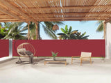 Retractable Side Awning Red 160x1000 cm 318035