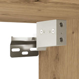 Bathroom Wall Cabinet Artisan Oak 80x25x40 cm Engineered Wood 860093