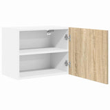 Hanging Cabinet 2 pcs Sonoma Oak and White 50 x 31 x 40 cm 884151
