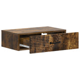 Wall-Mounted Side Table Smoked Oak 59 x 34.5 x 17 cm 898660
