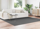 Area Rugs Square PALMERAS Anthracite 120 x 120 cm Polyester 42022616