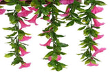 Artificial Flowers Purple Red 55 x 20 x 55 cm PE and Steel 42042384