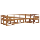 Outdoor Sofa Set 7 pcs Natural Solid Acacia Wood 3366912