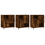 Sideboards 3 pcs Smoked Oak Engineered Wood 3190146