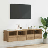 TV Wall Cabinets Wall-mounted 2 pcs Artisan Oak 60 x 30 x 30 cm 882925