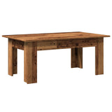 ZNTS Coffee Table Old Wood 100x60x42 cm Engineered Wood 855958