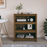 Book Cabinet Honey Brown 80x35x97 cm Solid Wood Pine 821682