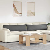 Sofa Pillows 2 pcs Dark Grey 145 x 40 cm Fabric 42013826