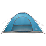 Camping Tent with Roof with Air Vent Blue 335 x 275 x 180 cm 42028638