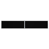 Retractable Side Awning Black 220x1200 cm 318084