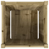 Garden Planter 50x50x50 cm Impregnated Wood Pine 837422