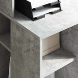 Desk Concrete Grey 90 x 48 x 101.5 cm Engineered Wood 869525