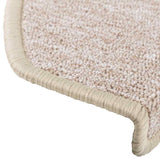 Stair Mats 20 pcs 65x24x4 cm Taupe Half Round Large 3365795