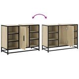 Bathroom Sink Cabinet Sonoma Oak 80x33x60 cm Engineered Wood 849290
