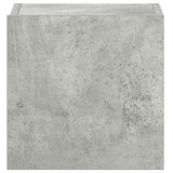 3 Piece TV Cabinet Set Concrete Grey Engineered Wood 3079076