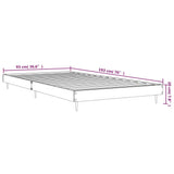 Bed Frame without Mattress Black 90x190 cm Single Engineered Wood 832302