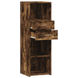 Highboard Smoked Oak 40x42.5x124 cm Engineered Wood 846163