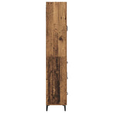Highboard Old Wood 69.5 x 34 x 180 cm Engineered Wood 3415628