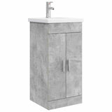 Bathroom Vanity with Sink Concrete Grey 42 x 40 x 84.5 cm 890675