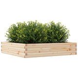 Garden Planter 110x110x23 cm Solid Wood Pine 847213