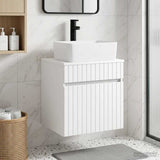Wall-mounted Sink Vanity White 49 x 41 x 63 cm Engineered Wood 890582