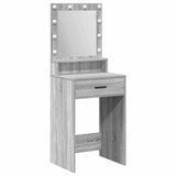 Dressing Table Grey Sonoma 50 x 41 x 135 cm Engineered Wood 865096