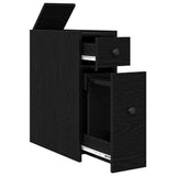 Bathroom Furniture Set Wall-mounted Black Oak 80 x 18 x 60 cm 871643