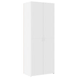 Storage Cabinet White 70x42.5x225 cm Engineered Wood 3281322