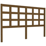 Bed Headboard Honey Brown 156x4x100 cm Solid Wood Pine 817898